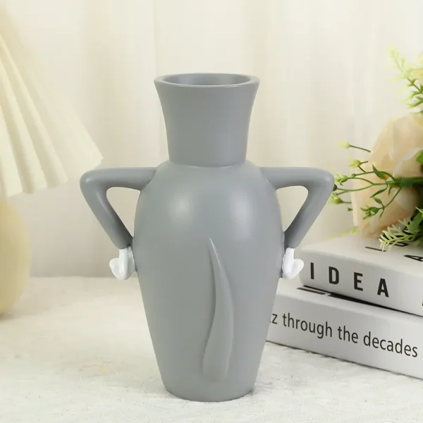 FLCLCPMG0028-03 Cartoon Tom and Jerry Deformed Tom Resin Vase Home Decor