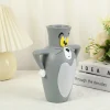 FLCLCPMG0028-04 Cartoon Tom and Jerry Deformed Tom Resin Vase Home Decor