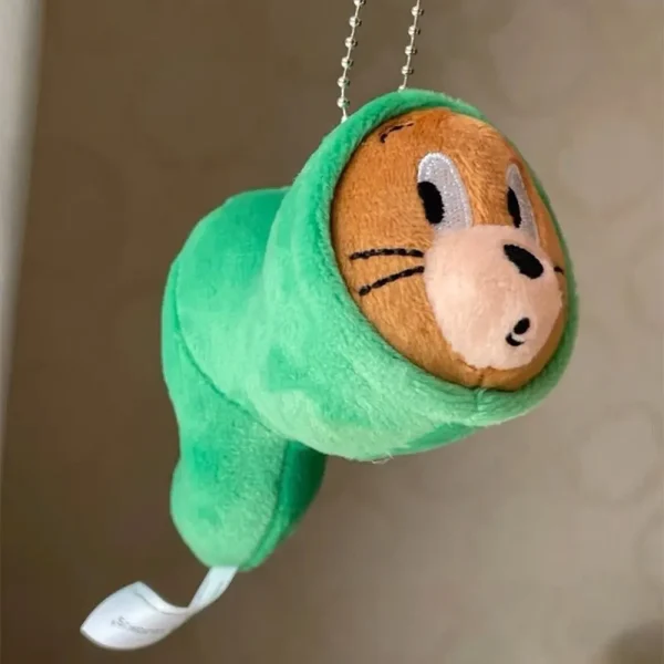 Tom and Jerry Jerry Caterpillar Funny Pendant Keychain
