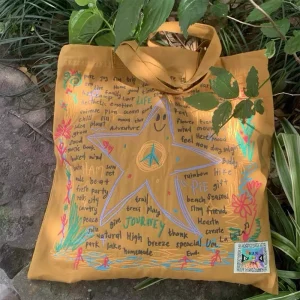 FLCBTS000028-02 Unique Thai Embroidered Canvas Tote Bag Vintage Shoulder Bag