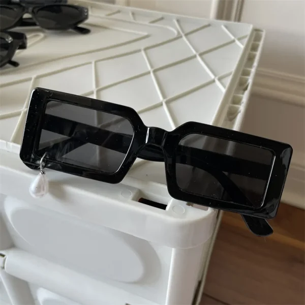 FLCLGS000010 Pearl Earrings Sunglasses High-End Trendy Unique Sun Glasses