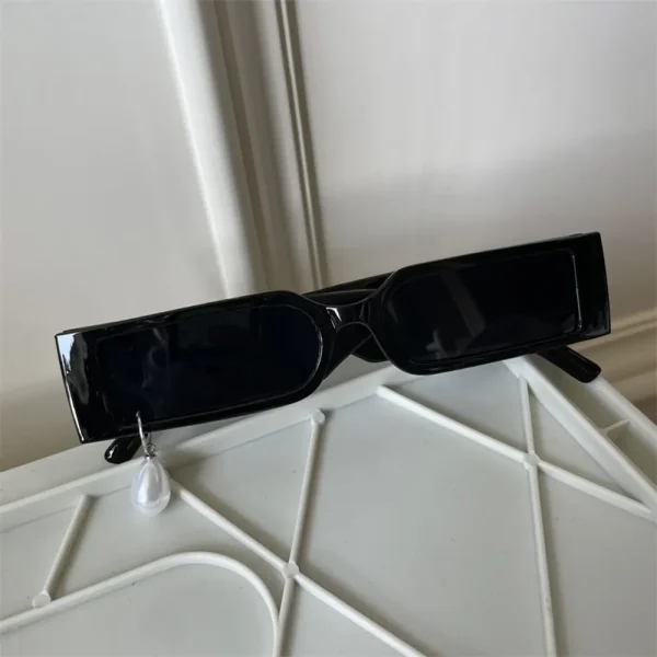 FLCLGS000011 Pearl Earrings Sunglasses High-End Trendy Unique Sun Glasses