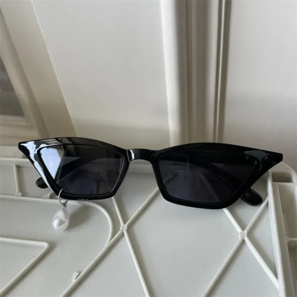 FLCLGS000016 Pearl Earrings Sunglasses High-End Trendy Unique Sun Glasses