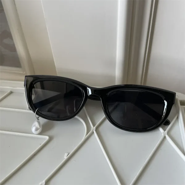 FLCLGS000018 Pearl Earrings Sunglasses High-End Trendy Unique Sun Glasses
