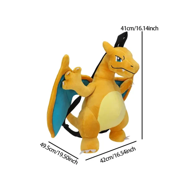 FLCBBP000023 Pokémon Cartoon Plush Backpack Cute Anime Character 3D Bag