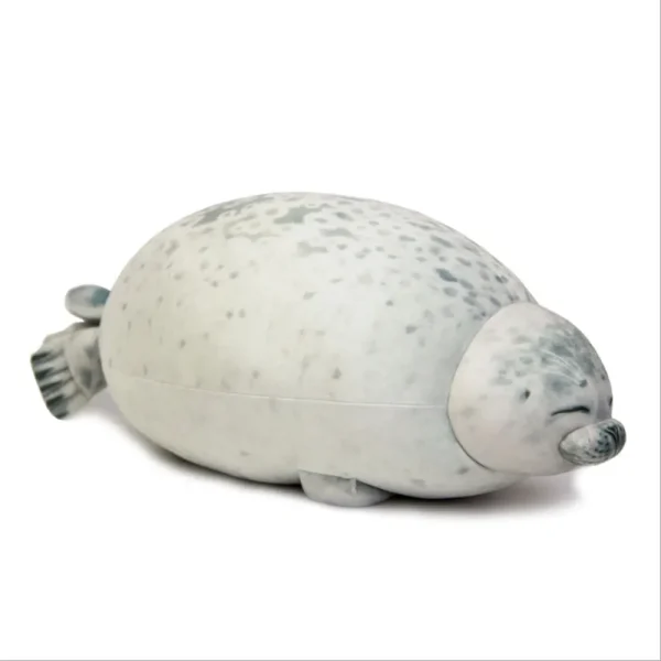 FLCHCU000016 Cute Realistic Seal Plush Pillow Cushion Stuffed Toy