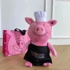 FLCTPT000007 Trendy Percy Pig Chef Rabbit Plush Toy Cute Stuffed Pillow