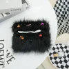 FLCHTB000007 Creative Colorful Fluffy Dog Tissue Box Cute Home Decor Black